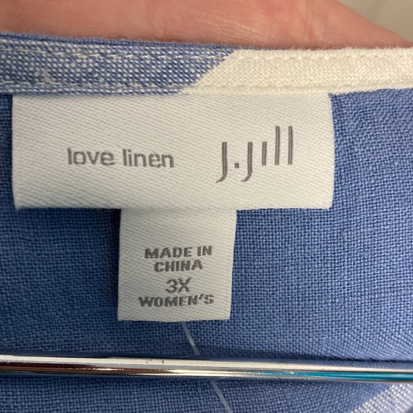 J. Jill Linen Dress NWT Size 3X - Picture 6 of 8
